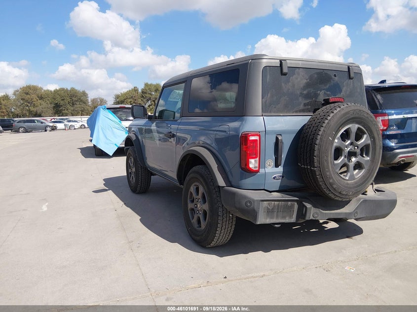 Vin: 1fmde7ah8rlb40207, lot: 46601349, ford bronco big bend 20243