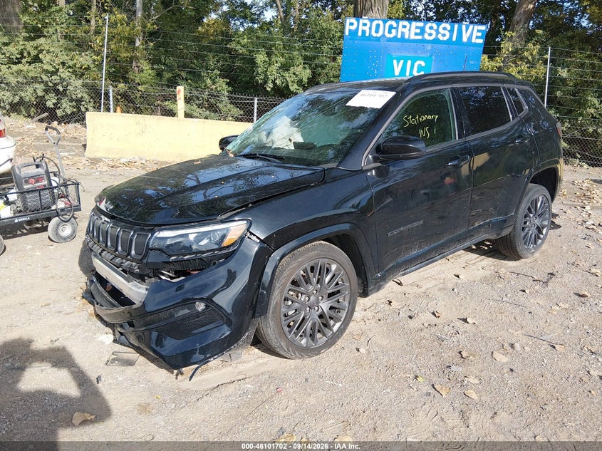 Vin: 3c4njdcb8nt178837, lot: 46601360, jeep compass high altitude 4x4 20222