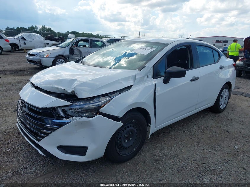 Vin: 3n1cn8dv9sl884418, lot: 46601362, nissan versa 1.6 s 20252