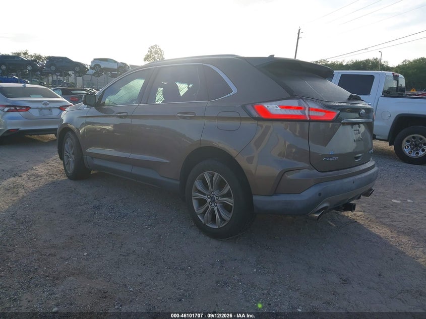 Vin: 2fmpk4k99kbb54604, lot: 46601365, ford edge titanium 20193