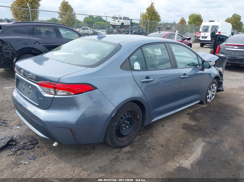 Vin: 5yfepraexlp145105, lot: 46601402, toyota corolla le 20204