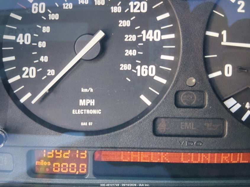 BMW 750 1991 VIN WBAGC8314MDC80206
