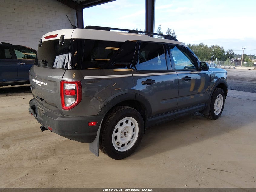 Vin: 3fmcr9g64rre04879, lot: 46601426, ford bronco sport heritage 20244
