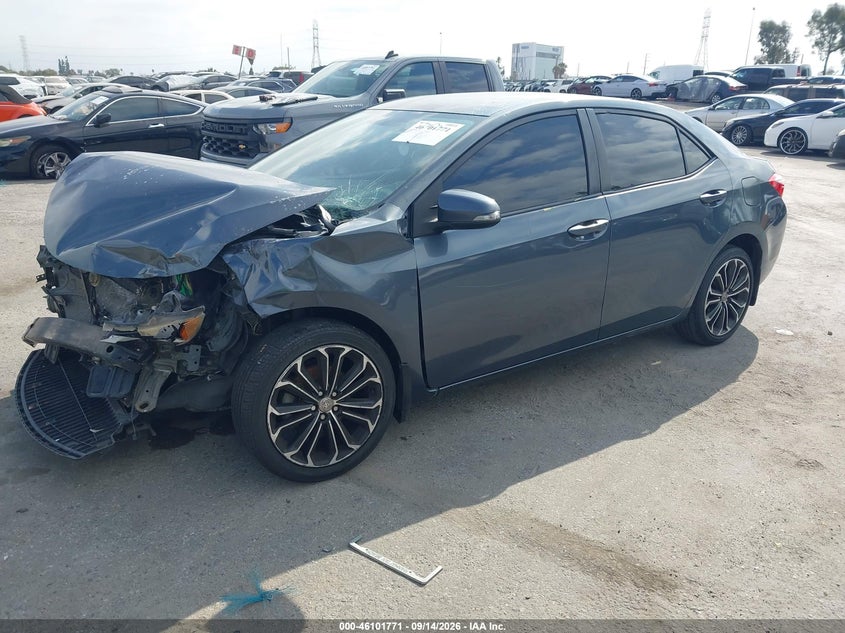 Vin: 5yfburhe9fp225873, lot: 46601429, toyota corolla s plus 20152