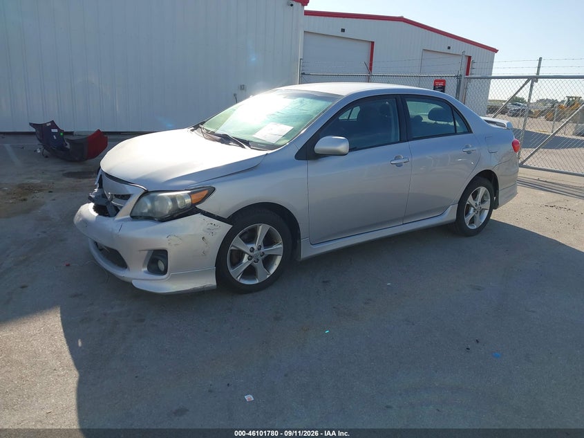 Vin: 2t1bu4ee7bc749637, lot: 46601438, toyota corolla s 20112