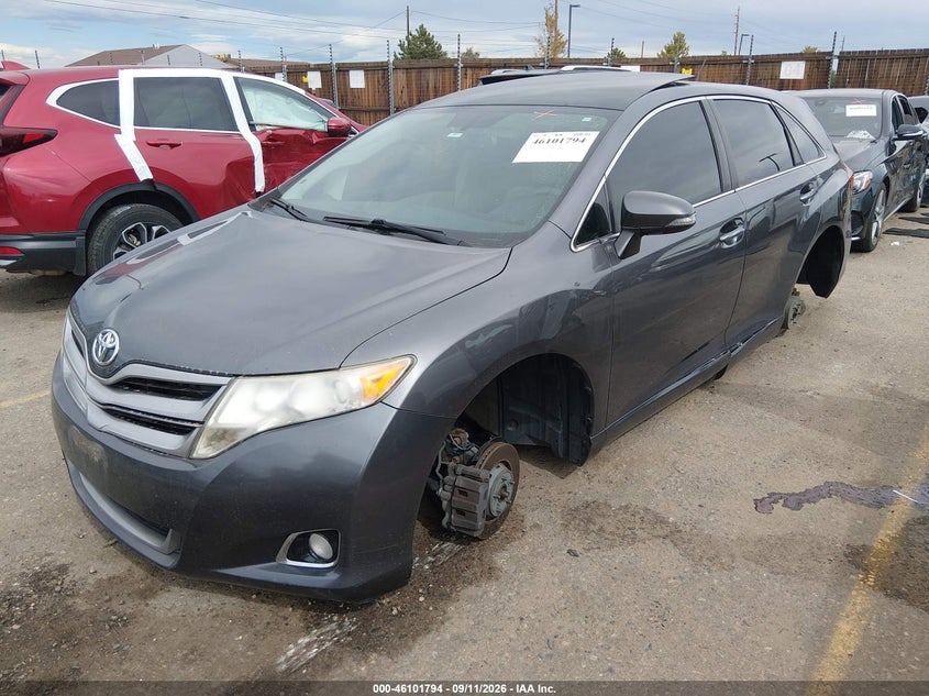 Vin: 4t3bk3bb4eu098326, lot: 46601452, toyota venza xle v6 20142