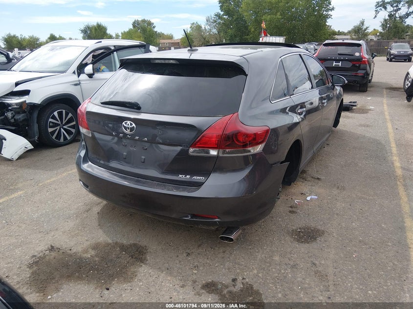 Vin: 4t3bk3bb4eu098326, lot: 46601452, toyota venza xle v6 20144