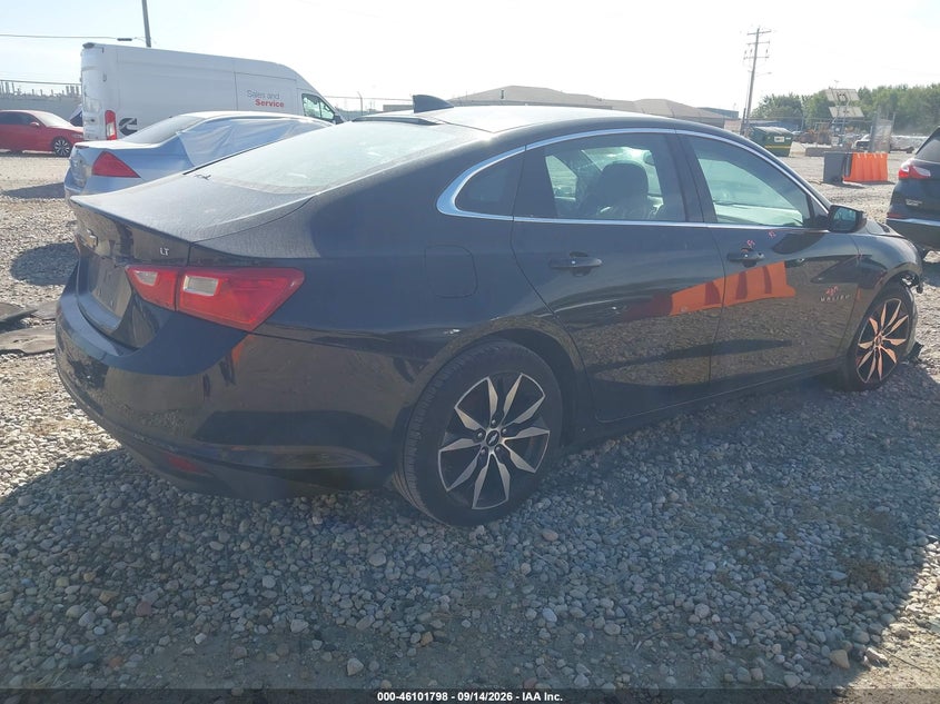 Vin: 1g1ze5st6hf278450, lot: 46601456, chevrolet malibu 1lt 20174