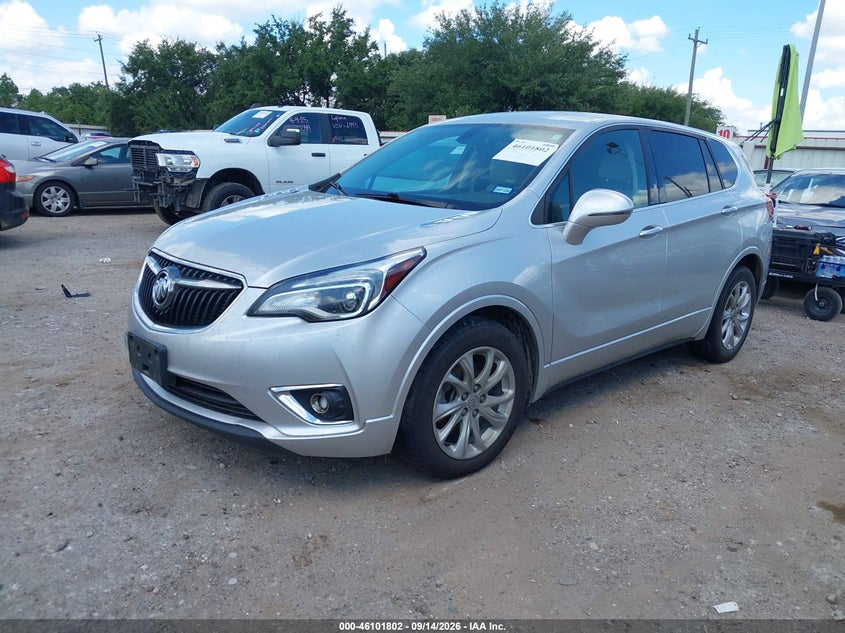 Vin: lrbfxbsa3kd003668, lot: 46601460, buick envision fwd preferred 20192