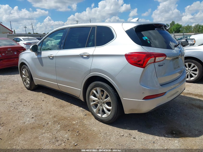 Vin: lrbfxbsa3kd003668, lot: 46601460, buick envision fwd preferred 20193