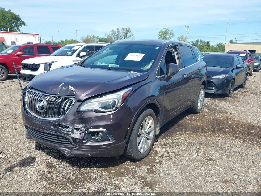 Vin: lrbfx2saxjd003343, lot: 46601461, buick envision essence 20182