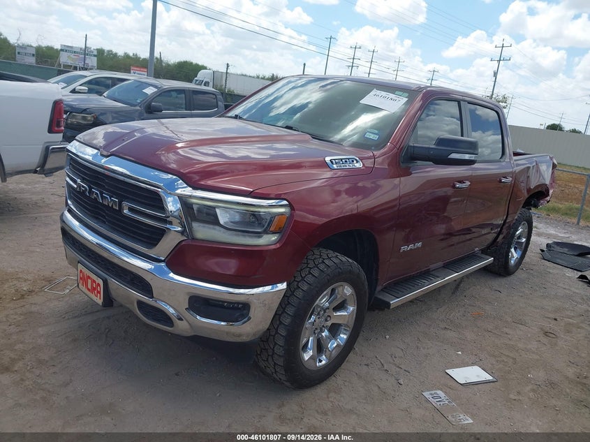 Vin: 1c6srfft0ln391233, lot: 46601465, ram 1500 lone star  4x4 5'7 box 20202