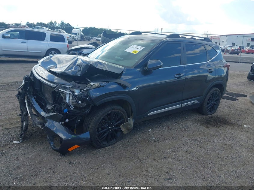 Vin: kndeuca2xn7243115, lot: 46601468, kia seltos nightfall edition 20222