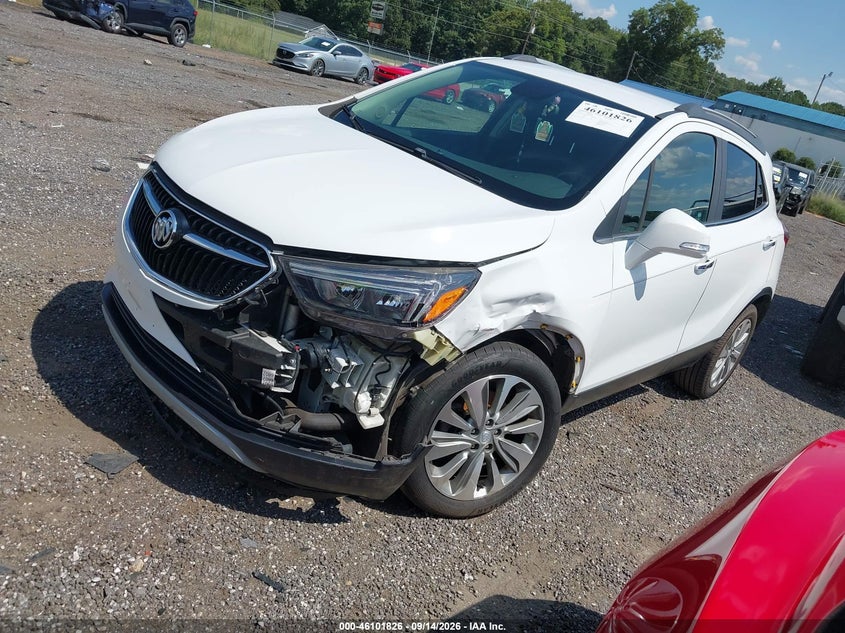 Vin: kl4cjasbxjb551096, lot: 46601484, buick encore preferred 20182