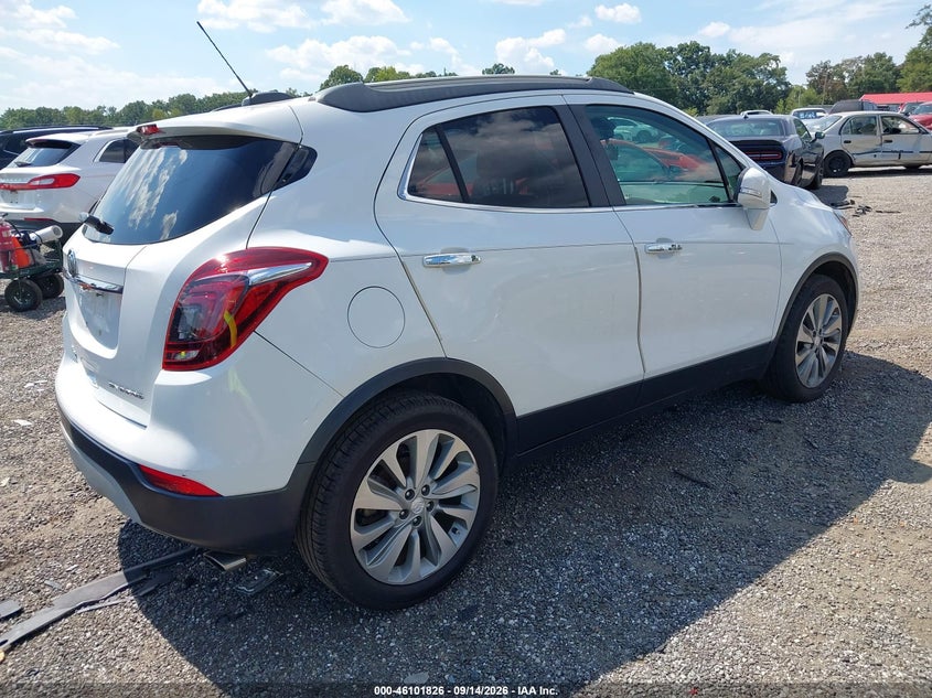 Vin: kl4cjasbxjb551096, lot: 46601484, buick encore preferred 20184