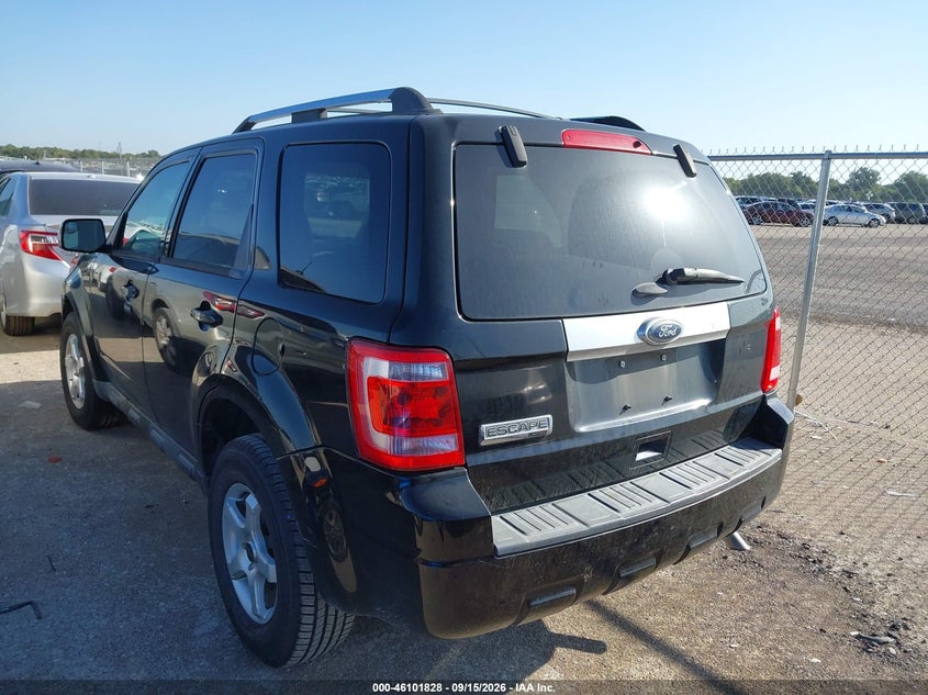 Vin: 1fmcu0e76ckc10145, lot: 46601486, ford escape limited 20123