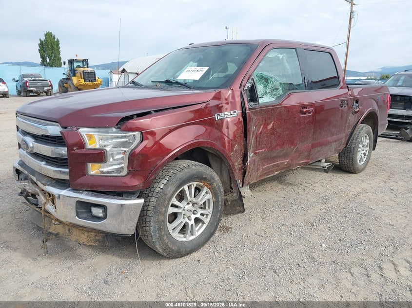 Vin: 1ftew1ep6gkf72544, lot: 46601487, ford f-150 lariat 20162
