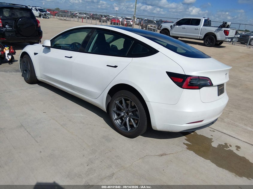 Vin: 5yj3e1ea4pf504956, lot: 46601498, tesla model 3 rear-wheel drive 20233