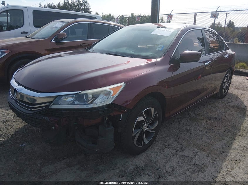 Vin: 1hgcr2f33ga081405, lot: 46601518, honda accord lx 20162