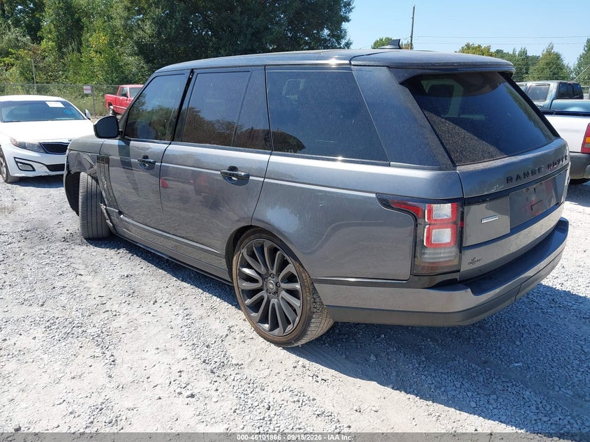 Vin: salgs2ef3ga257636, lot: 46601524, land rover range rover 5.0l v8 supercharged 20163