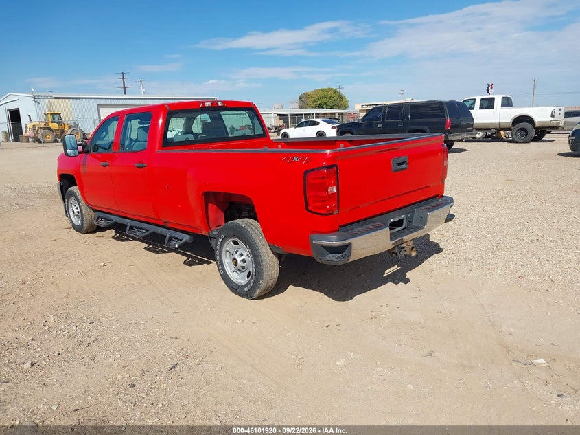 Vin: 1gc1kueg7jf238681, lot: 46601578, chevrolet silverado 2500hd wt 20183
