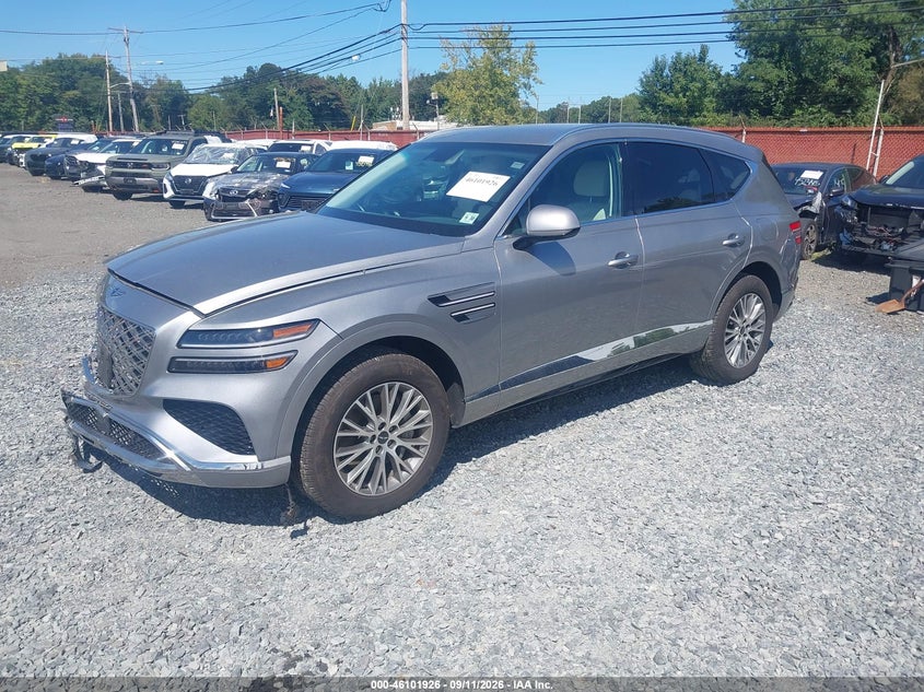 Vin: kmuhfesb7su246050, lot: 46601584, genesis gv80 2.5t standard awd 20252