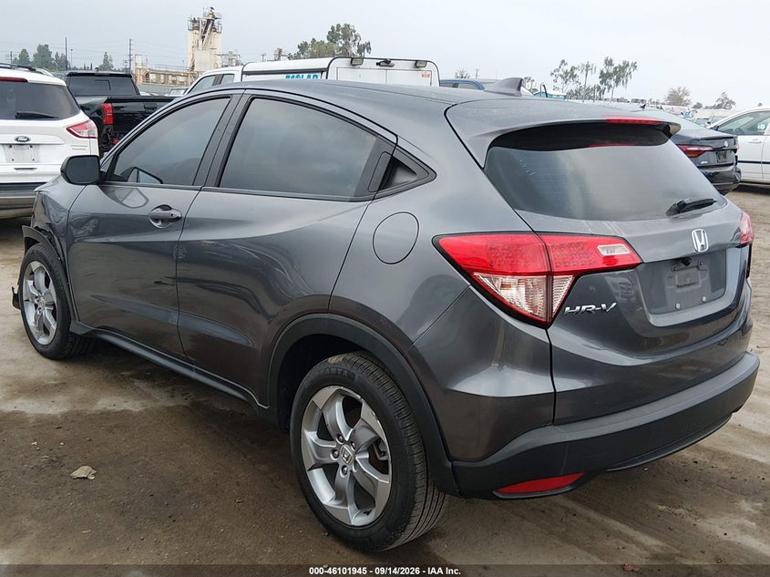 Vin: 3czru5h31jg702035, lot: 46601603, honda hr-v lx 20183