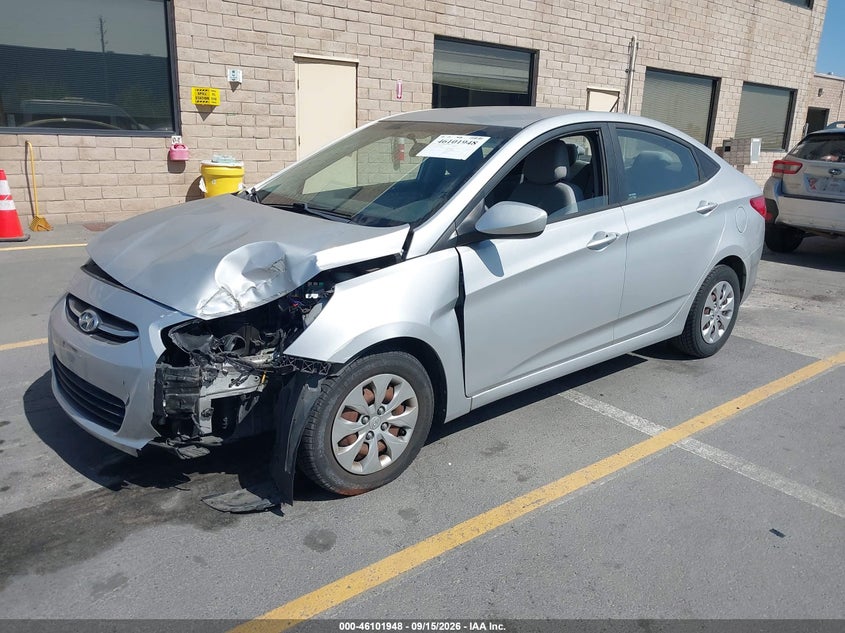Vin: kmhct4ae7gu998555, lot: 46601606, hyundai accent se 20162