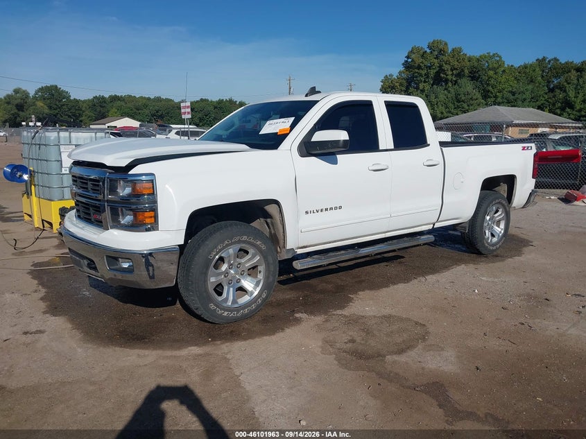 Vin: 1gcvkrec2fz317600, lot: 46601621, chevrolet silverado 1500 2lt 20152