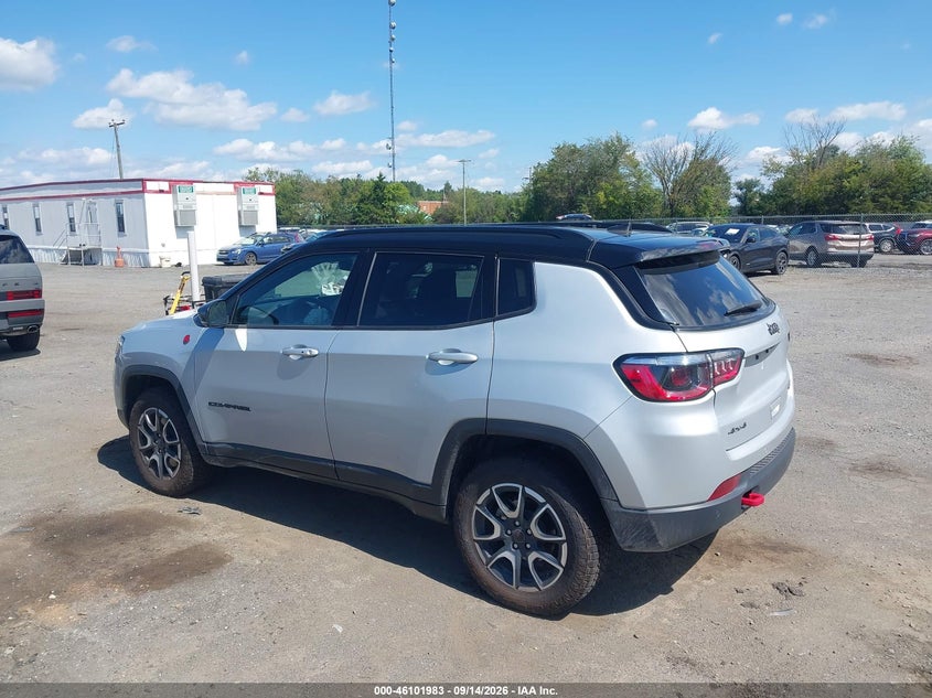 Vin: 3c4njddn5st507322, lot: 46601641, jeep compass trailhawk 4x4 20253