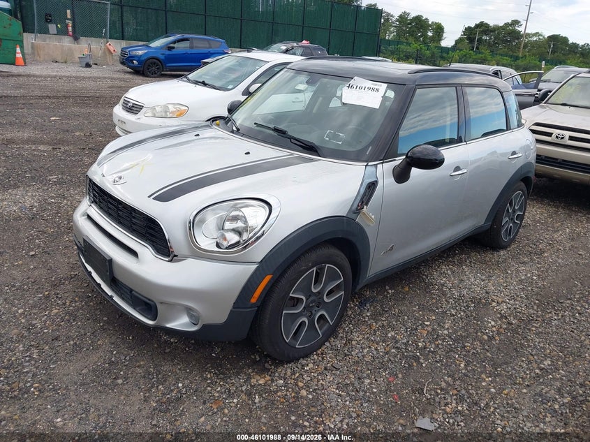 Vin: wmwzc5c55bwl54905, lot: 46601646, mini cooper s countryman 20112