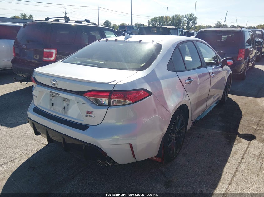 Vin: jtdbcmfe8t3118617, lot: 46601649, toyota corolla hybrid hybrid se 20264
