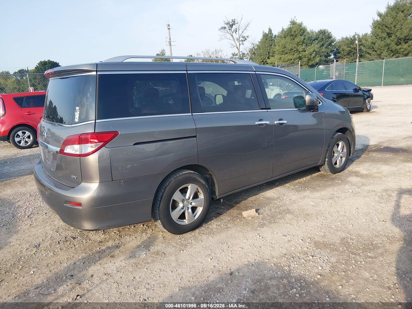 Vin: jn8ae2kp8h9166791, lot: 46601654, nissan quest sv 20174