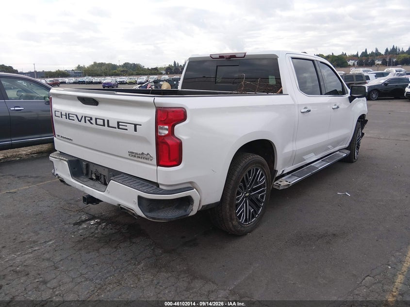 Vin: 1gcuyhel9mz129335, lot: 46601672, chevrolet silverado 1500 high country 20214