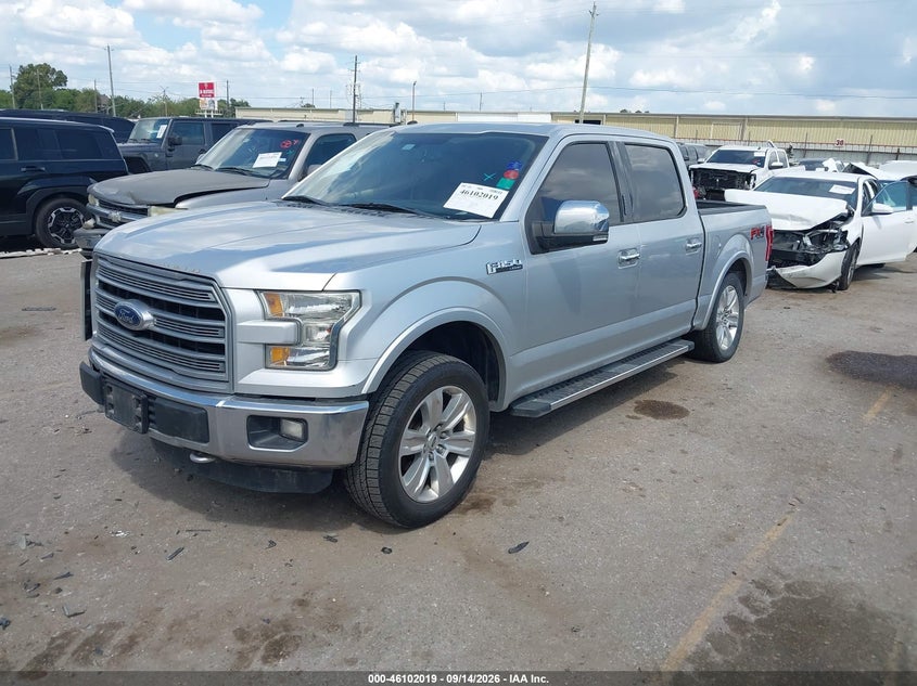 Vin: 1ftew1ef5gfc79699, lot: 46601677, ford f-150 lariat 20162