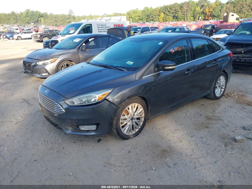 Vin: 1fadp3j27gl273868, lot: 46601679, ford focus titanium 20162