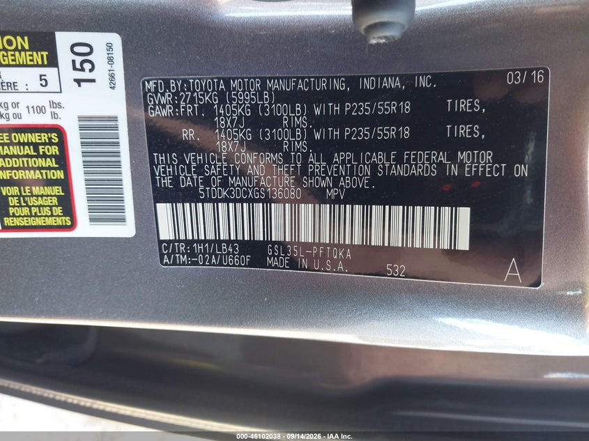 TOYOTA SIENNA - zdjęcie 9