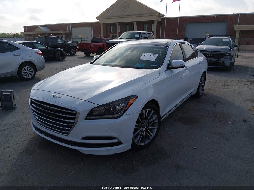Vin: kmhgn4je8fu067377, lot: 46601699, hyundai genesis 3.8 20152