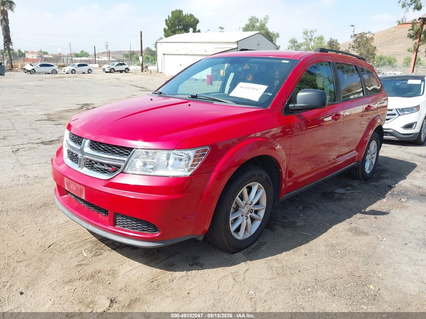 Vin: 3c4pdcab8gt230709, lot: 46601705, dodge journey se 20162