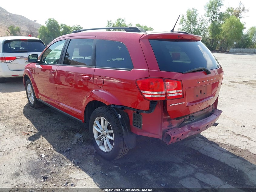 Vin: 3c4pdcab8gt230709, lot: 46601705, dodge journey se 20163