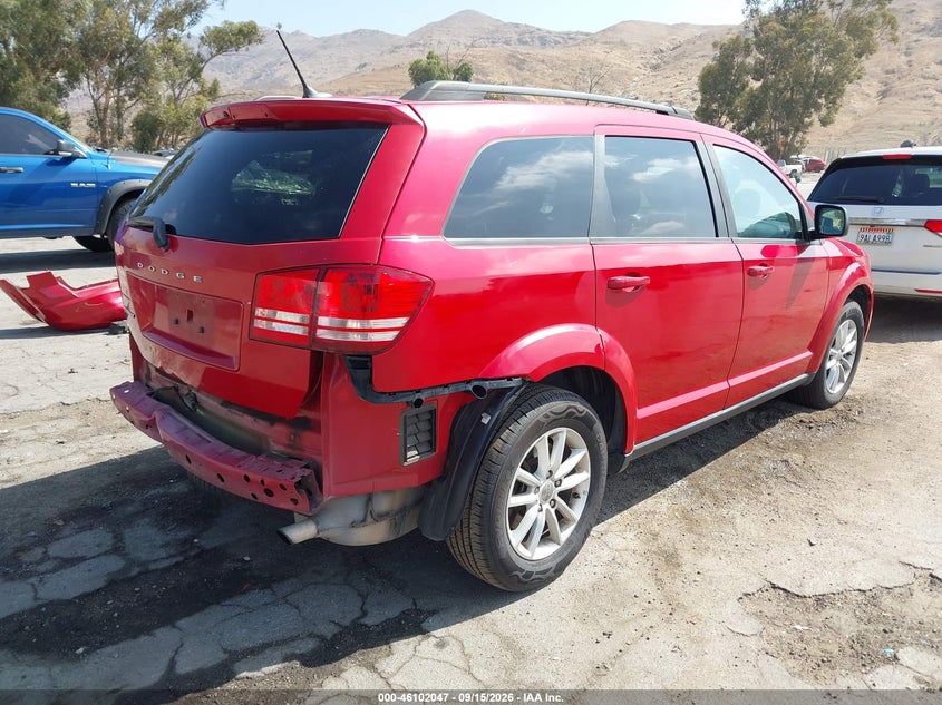 Vin: 3c4pdcab8gt230709, lot: 46601705, dodge journey se 20164