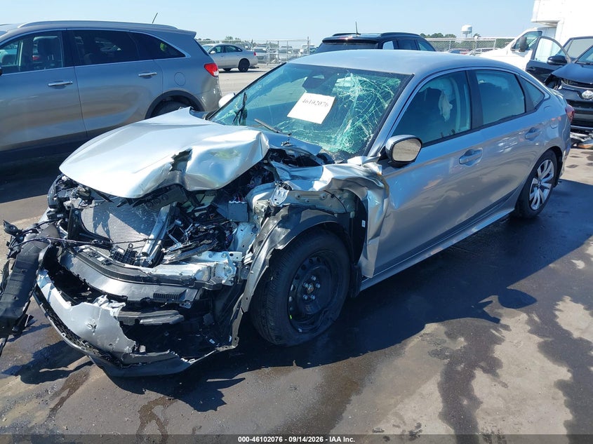 2026 Honda Civic, Left Front, IAAI, VIN 2HGFE2F25TH615936 — photo 2
