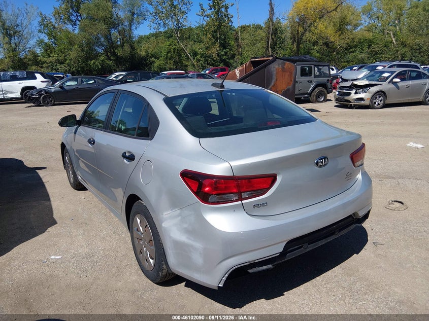 Vin: 3kpa24ab8je071431, lot: 46601748, kia rio lx 20183