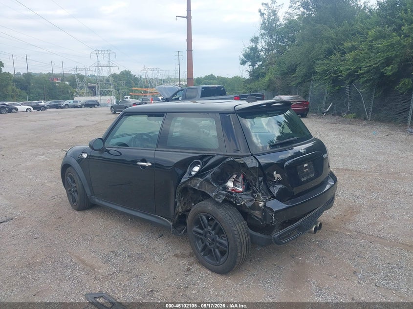 Vin: wmwsv3c57dt395279, lot: 46601763, mini hardtop cooper s 20133