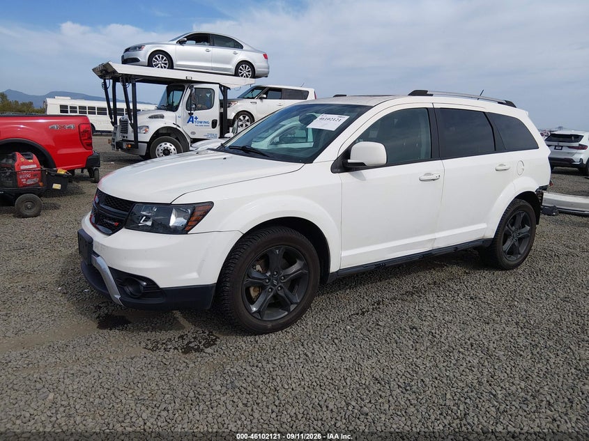 Vin: 3c4pddgg4jt348174, lot: 46601779, dodge journey crossroad awd 20182
