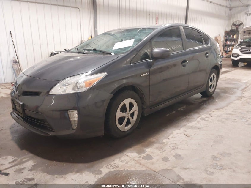 Vin: jtdkn3du4e1780918, lot: 46601782, toyota prius two 20142