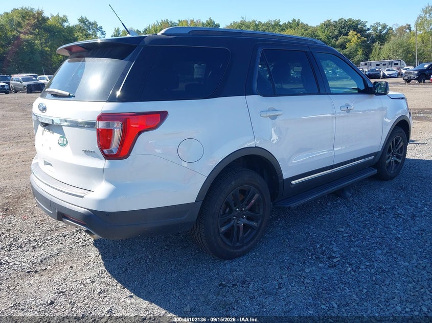 Vin: 1fm5k8d83jgb38408, lot: 46601794, ford explorer xlt 20184
