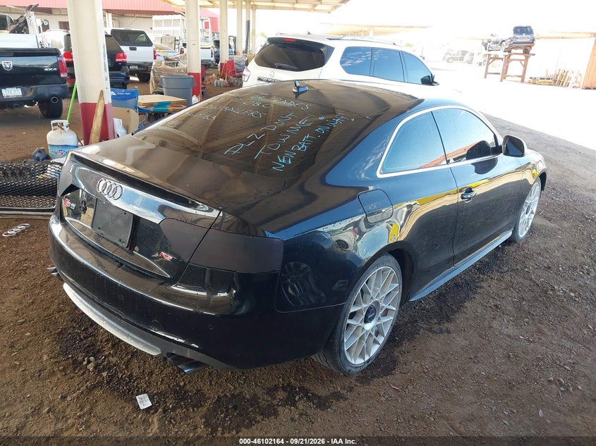 AUDI S5 2008 VIN WAURV78T18A035925