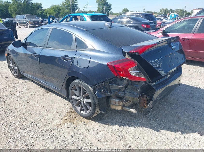 Vin: 19xfc1f34le002855, lot: 46601854, honda civic ex 20203