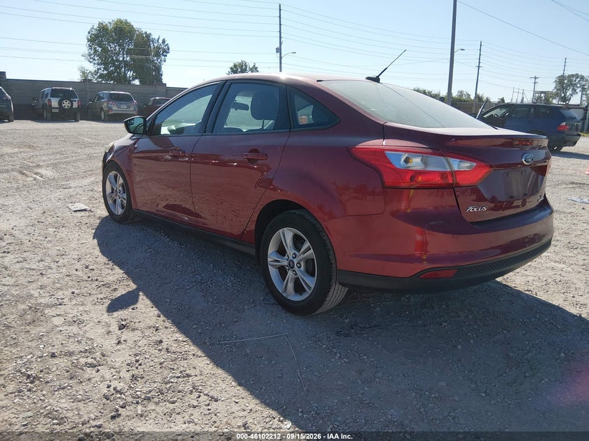 Vin: 1fadp3f21el440893, lot: 46601870, ford focus se 20143